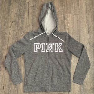 Victoria’s Secret PINK Grey Zip Up Jacket